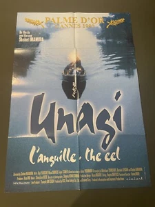 "Koji Yakusho THE EEL UNAGI Shohei Imamura 1997 Poster film 39,5"" X 27,5"" - Foto 1 di 6