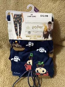 New Harry Potter Womens Sleep Jogger Pants w/ Pockets Pajamas size 2X(18-20w) - Picture 1 of 2