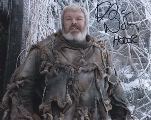 Kristian Nairn 10x8 signed in Black Game of Thrones - Picture 1 of 1