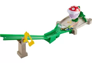 Hot Wheels Mario Kart Track Set & Toy Car, Piranha Plant Slide Playset (005) - Picture 1 of 4