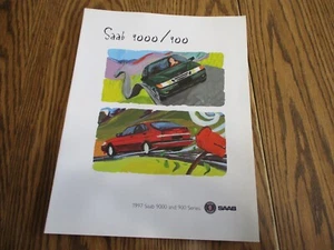 1997 SAAB 9000 900 SERIE VERKAUFSBROSCHÜRE PROSPEKT HÄNDLERANZEIGE - Bild 1 von 4