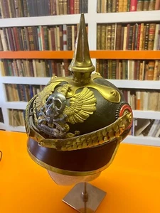 WWI. ORIGINAL PICKELHAUBE DE INFANTERIA. REGIMIENTO 92. ALEMANIA. - Imagen 1 de 11