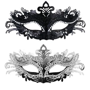 Women Masquerade Mask Mardi Gras Venetian Decoration Masks Cosplay Party Costume - Picture 1 of 11
