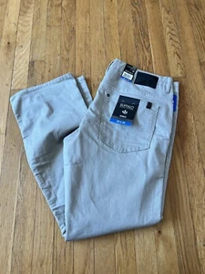 NEW Buffalo David Bitton SAM X Slim Straight Stretch Jeans Size 36 x 32 Beige - Picture 1 of 4