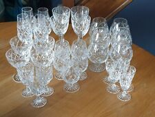Lot Thomas Webb Corbett ROLLASTON Crystal Glasses Brandy Ballon Sherry Wine Hock