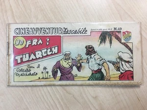 78381 CINEAVVENTURA Tascabile Striscia I Serie n 49 - Fra i Tuaregh  Ed Fanteria - Picture 1 of 4
