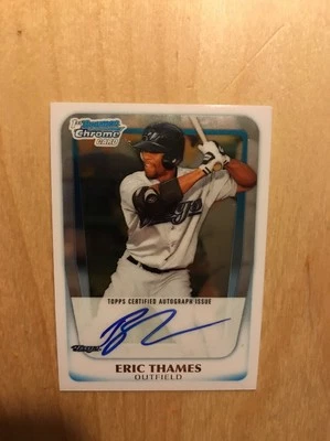 Eric Thames 2011 Bowman Chrome Auto Rc  - Image 1 of 2
