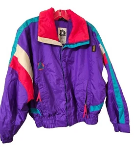 VTG. ADVANCED DEGREE GORE-TEX MEN'S MULTICOLOR SKI  JACKET  SMALL HONG KONG MADE - Picture 1 of 24