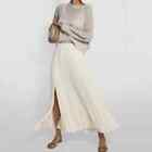 NWT  Peserico plated maxi skirt size EUR 40 US 4