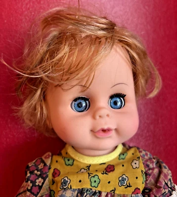 UNEEDA DOLL, Plastic, Blonde Hair, 1960s, Eyes open and close, 12 in., vintage - Image 1 of 4