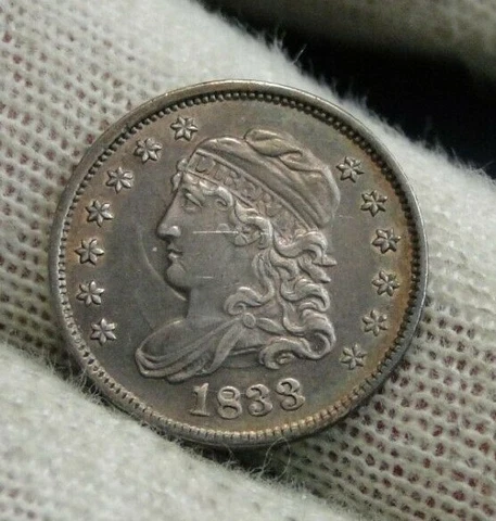 1833 Capped Bust Half Dime Cover