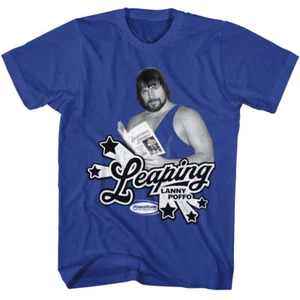 Powertown Leaping Lanny Poffo Reading Book WWE Wrestling Champ Men's T Shirt - Picture 1 of 5