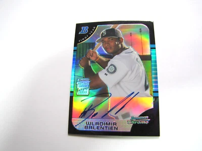 2005 Bowman Chrome WLADIMIR BALENTIEN Refractor Auto RC # 267/ 500 - Image 1 of 4