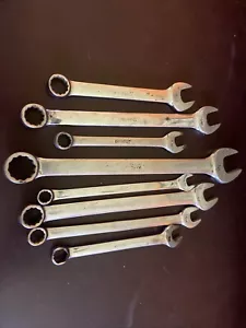 Snap On LOT Of 9 Combination Wrenches Metric & Sae - Foto 1 di 3