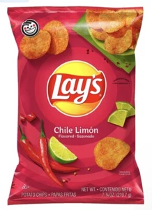 Lay's Chile Limón Flavored Potato Chips, 7.75 oz Bag - Picture 1 of 1