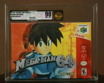 Mega Man 64 VGA 90 Factory Sealed New Nintendo 64 N64 - Image 1 of 4