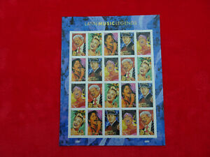 STAMPS    USA  LATIN MUSIC LEGENDS   SHEET  OF  20 STAMPS  MINT   US