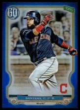 2020 Topps Gypsy Queen Carlos Santana 03/99 Cleveland Indians #31