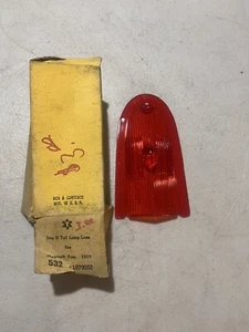 1959 59 Plymouth Savoy Fury Belvedere Tail Light Lamp Lens 1879052 NOS NORS - Picture 1 of 4