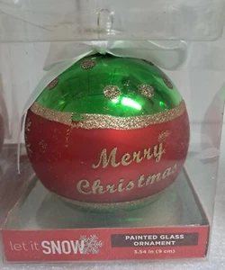 Christmas Ornament, "Merry Christmas" - Picture 1 of 2