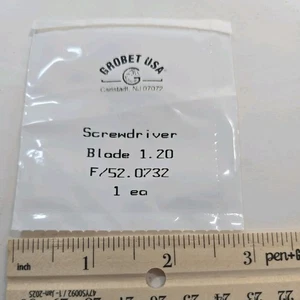 Grobet USA Schraubendreherklinge 0,120 F/52,0732 - Bild 1 von 2