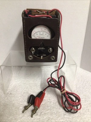 SIMPSON Teledata 8455A Line Loop Ohm Tester / Meter Test Leads & Case USA - Image 1 of 4