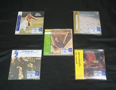 Rod Stewart - Mini LP SHM-CD 5 Titles 1969~1973 Set Replica Paper Sleeve Obi JPN - Image 1 of 4