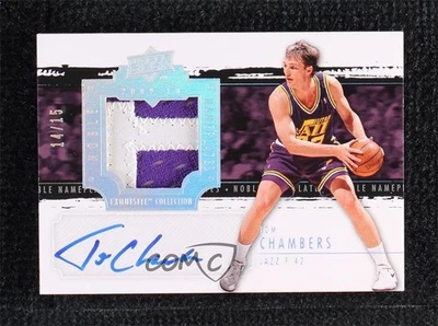 2009-10 Exquisite Collection Noble Nameplates /15 Tom Chambers #N-TC Auto - Image 1 of 2