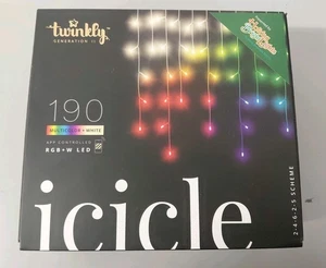 Twinkly Gen II 190 Multicolor + White Icicle Lights LED - Picture 1 of 7