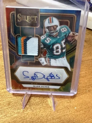 2022 Panini Select Tie Dye Mark Duper Patch Auto quad color /25 - Image 1 of 2