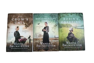 Amish Greenhouse Mysteries Books 1-3 Wanda Brunstetter Crows Call Amish Romance - Foto 1 di 6