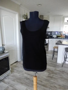 Slinky Brand Travelers XSmall Slinky Knit Stretch Tank minimalistisch lässig schwarz - Bild 1 von 5