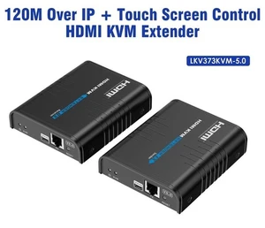 LKV373KVM-5.0 HDMI Extender 120m Over IP Touch Screen Control USB Keyboard Mouse - Picture 1 of 11
