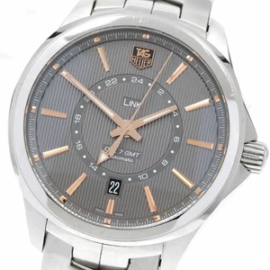 RELOJ TAG HEUER WAT201C LINK GMT CALIBRE 7 AUTOMÁTICO GRIS ACERO INOXIDABLE HOMBRE - Imagen 1 de 6