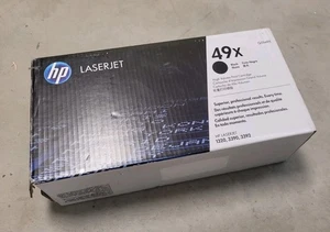 Cartucho de tóner genuino HP 49X Q5949X negro de alto rendimiento bolsa sellada de fábrica - Imagen 1 de 3