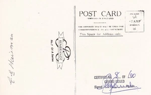 Postkarte v von S.S.Titanic signiert von E Haisman (geb. E E Brown) Titanic Surviv - Bild 1 von 2