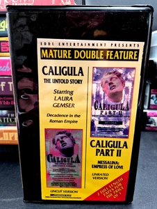 Caligula The Untold Story VHS EDDE Entertainment Mature Double Feature Box Set - Picture 1 of 4