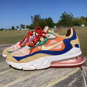 Nike Women's Air Max 270 React; Multicolor; Size 8 - Picture 1 of 15