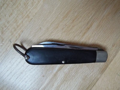 Navaja de bolsillo plegable militar vintage Camillus TL-29 NY EE. UU. electricista liniero Foto 1 de 4