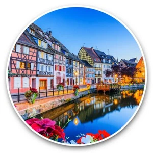 2 x Vinyl Aufkleber 20 cm - Canal Colmar Elsass Frankreich #44511 - Bild 1 von 8