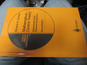 Mathematical Control Theory : Deterministic Finite Dimensional Systems by Sontag - Picture 1 of 2