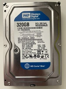Western Digital 320 GB 7200 RPM SATA 3.5" 6GB/s 8MB Cache Hard Disk WD3200AAJS - Picture 1 of 1