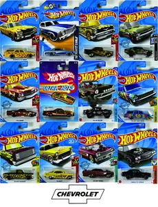 Hot Wheels Chevrolet, Nova, El Camino, Monte Carlo, Chevelle, Bel-Air, Nomad - Picture 1 of 46