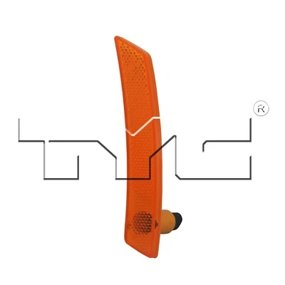 Conjunto de luz marcadora lateral delantera derecha TYC para Mini Cooper Paceman 2013-2016 Foto 1 de 2