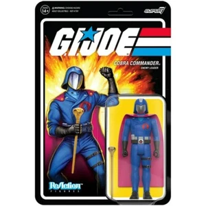 Cobra Commander w Cape 2022 3.75" GI JOE COBRA ReAction Super 7 - Picture 1 of 1