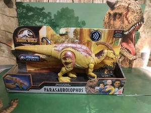 Parasaurolophus Primal Attack Camp Cretaceous Mattel Jurassic World - Foto 1 di 4