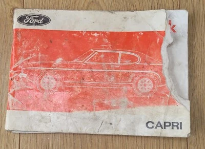 FORD CAPRI Car Owners Instructions Handbook  1970s (3 FOR £3 Postage & Packaging - Image 1 of 4
