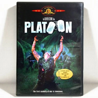 Platoon (DVD, 1986, Widescreen) Like New!    Willem DaFoe   Tom Berenger - Image 1 of 3