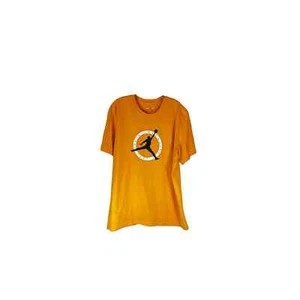 Jordan Flight MVP Graphic T-shirt Yellow Size XL Jumpman Hoops - Picture 1 of 10