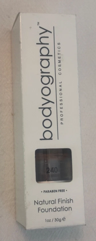 Base Bodyography Natural Finish 240 1 oz CADUCADA NUEVA EN CAJA ENVÍO GRATUITO Foto 1 de 2